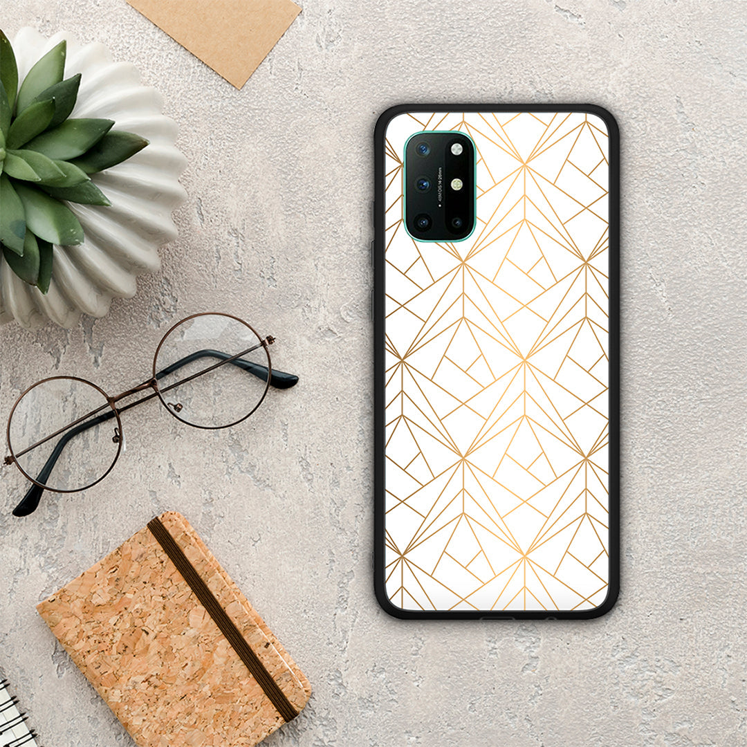 Geometric Luxury White - OnePlus 8T θήκη