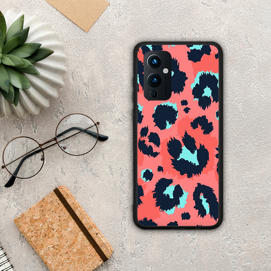 Animal Pink Leopard - OnePlus 9 θήκη