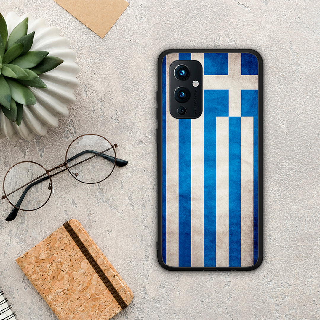 Flag Greek - OnePlus 9 θήκη