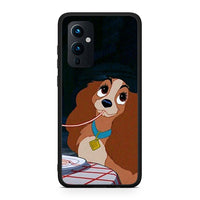 Thumbnail for OnePlus 9 Lady And Tramp 2 Θήκη Αγίου Βαλεντίνου από τη Smartfits με σχέδιο στο πίσω μέρος και μαύρο περίβλημα | Smartphone case with colorful back and black bezels by Smartfits