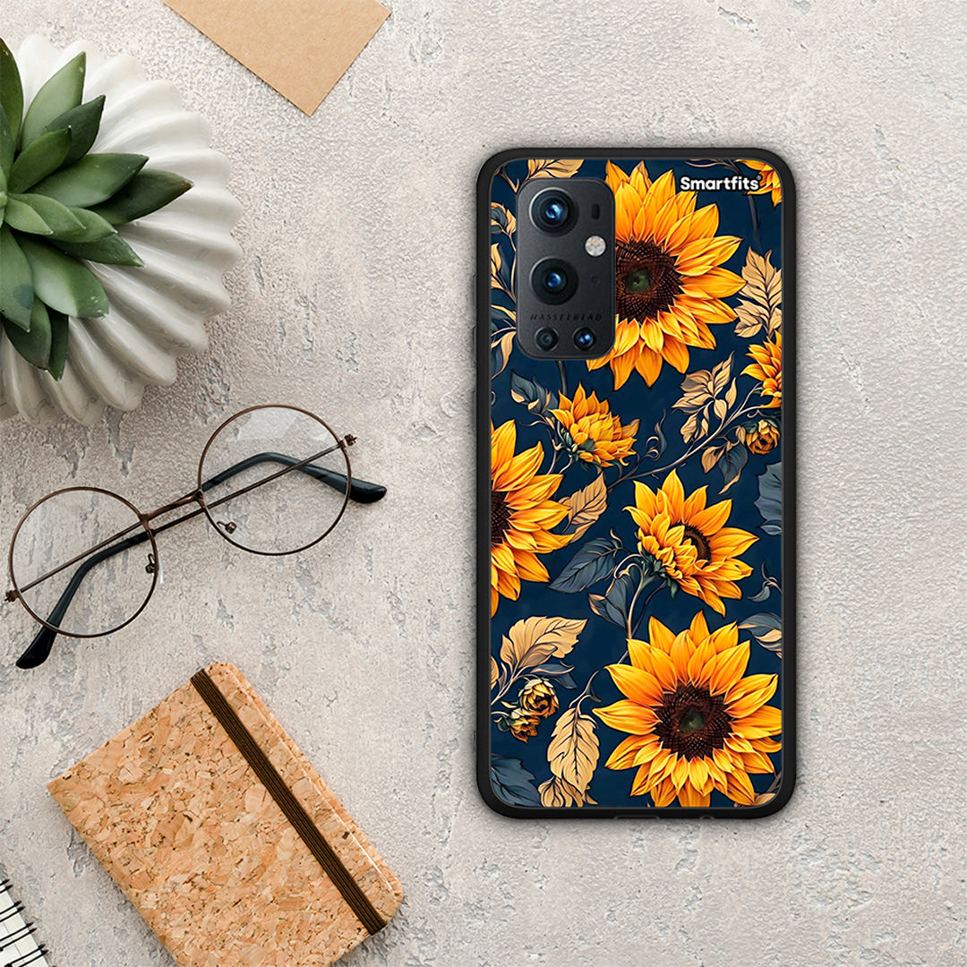 Autumn Sunflowers - OnePlus 9 Pro θήκη