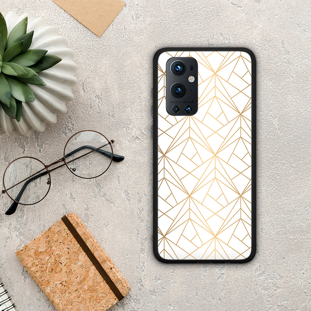 Geometric Luxury White - OnePlus 9 Pro θήκη