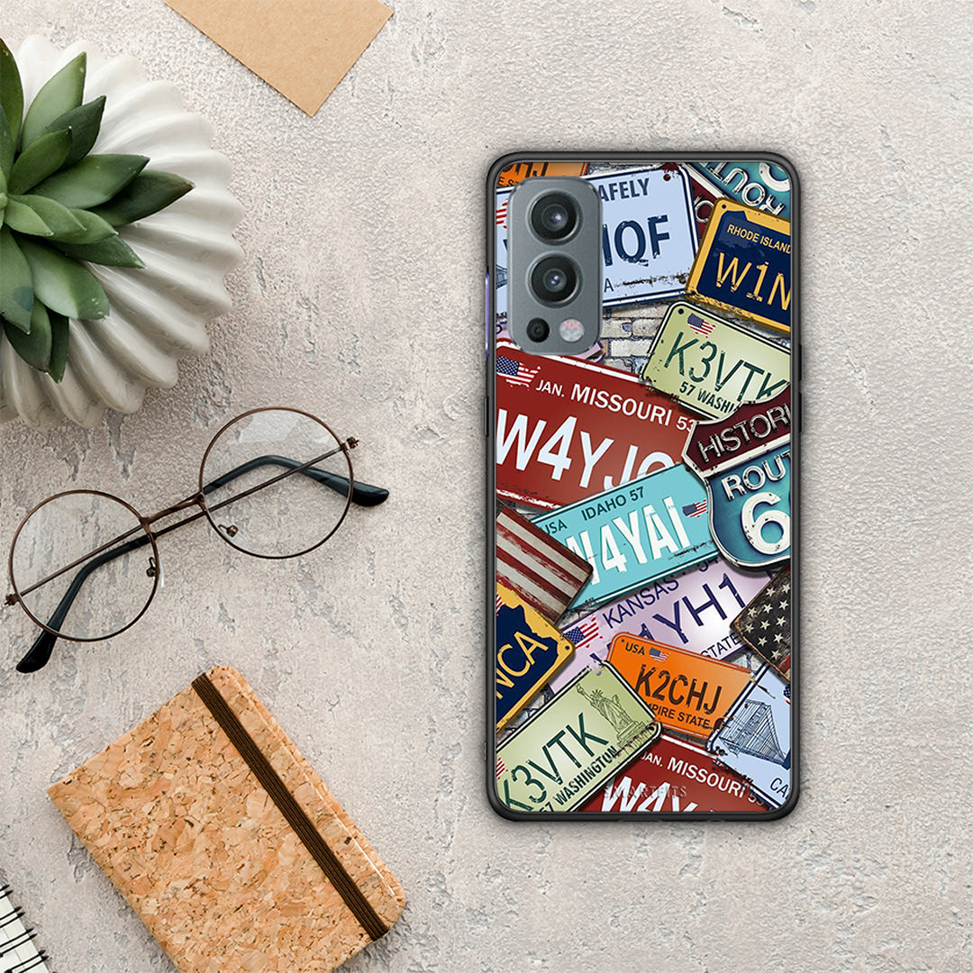 Car Plates - OnePlus Nord 2 5G θήκη