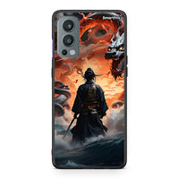 Thumbnail for OnePlus Nord 2 5G Dragons Fight θήκη από τη Smartfits με σχέδιο στο πίσω μέρος και μαύρο περίβλημα | Smartphone case with colorful back and black bezels by Smartfits