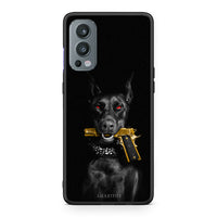 Thumbnail for OnePlus Nord 2 5G Golden Gun Θήκη Αγίου Βαλεντίνου από τη Smartfits με σχέδιο στο πίσω μέρος και μαύρο περίβλημα | Smartphone case with colorful back and black bezels by Smartfits