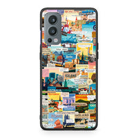 Thumbnail for OnePlus Nord 2 5G Live To Travel θήκη από τη Smartfits με σχέδιο στο πίσω μέρος και μαύρο περίβλημα | Smartphone case with colorful back and black bezels by Smartfits