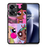 Thumbnail for Θήκη Αγίου Βαλεντίνου OnePlus Nord 2T Bubble Girls από τη Smartfits με σχέδιο στο πίσω μέρος και μαύρο περίβλημα | OnePlus Nord 2T Bubble Girls case with colorful back and black bezels