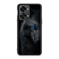 Thumbnail for OnePlus Nord 2T Dark Wolf θήκη από τη Smartfits με σχέδιο στο πίσω μέρος και μαύρο περίβλημα | Smartphone case with colorful back and black bezels by Smartfits