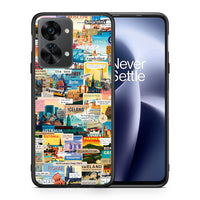 Thumbnail for Θήκη OnePlus Nord 2T Live To Travel από τη Smartfits με σχέδιο στο πίσω μέρος και μαύρο περίβλημα | OnePlus Nord 2T Live To Travel case with colorful back and black bezels