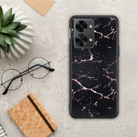 Thumbnail for Marble Black Rosegold - OnePlus Nord 2T θήκη