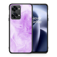 Thumbnail for Θήκη OnePlus Nord 2T Lavender Watercolor από τη Smartfits με σχέδιο στο πίσω μέρος και μαύρο περίβλημα | OnePlus Nord 2T Lavender Watercolor case with colorful back and black bezels