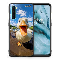 Thumbnail for Θήκη OnePlus Nord 5G Duck Face από τη Smartfits με σχέδιο στο πίσω μέρος και μαύρο περίβλημα | OnePlus Nord 5G Duck Face case with colorful back and black bezels