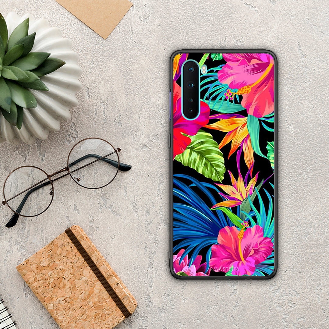 Tropical Flowers - OnePlus Nord 5G θήκη