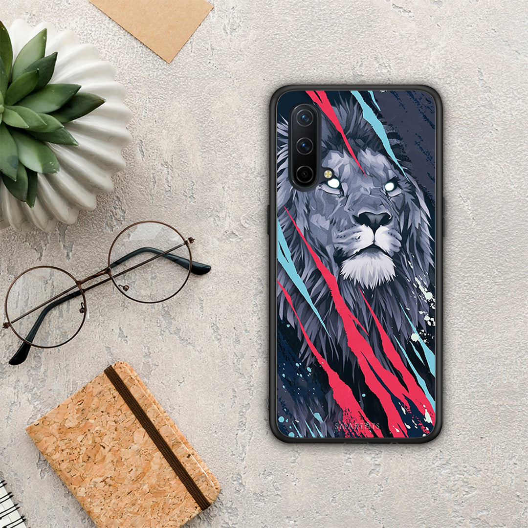 PopArt Lion Designer - OnePlus Nord CE 5G θήκη
