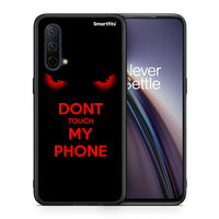 Thumbnail for Θήκη OnePlus Nord CE 5G Touch My Phone από τη Smartfits με σχέδιο στο πίσω μέρος και μαύρο περίβλημα | OnePlus Nord CE 5G Touch My Phone case with colorful back and black bezels