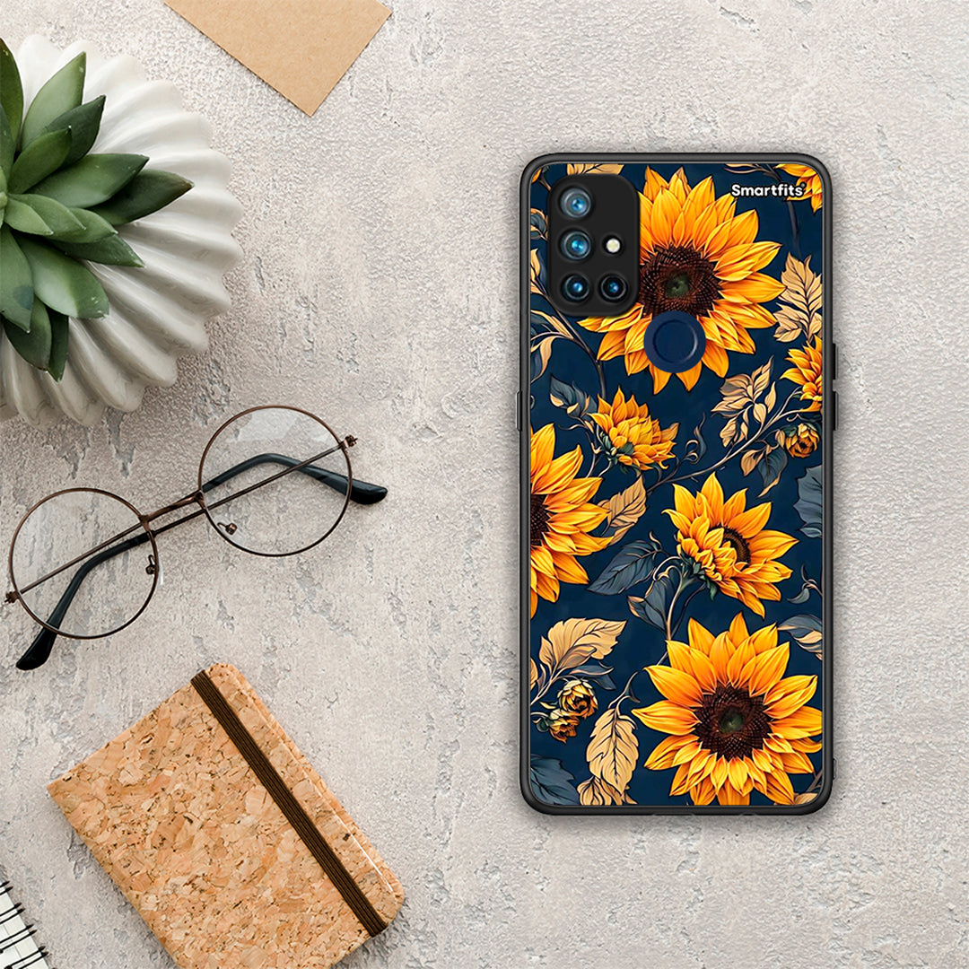 Autumn Sunflowers - OnePlus Nord N10 5G θήκη