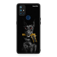 Thumbnail for OnePlus Nord N10 5G Golden Gun Θήκη Αγίου Βαλεντίνου από τη Smartfits με σχέδιο στο πίσω μέρος και μαύρο περίβλημα | Smartphone case with colorful back and black bezels by Smartfits