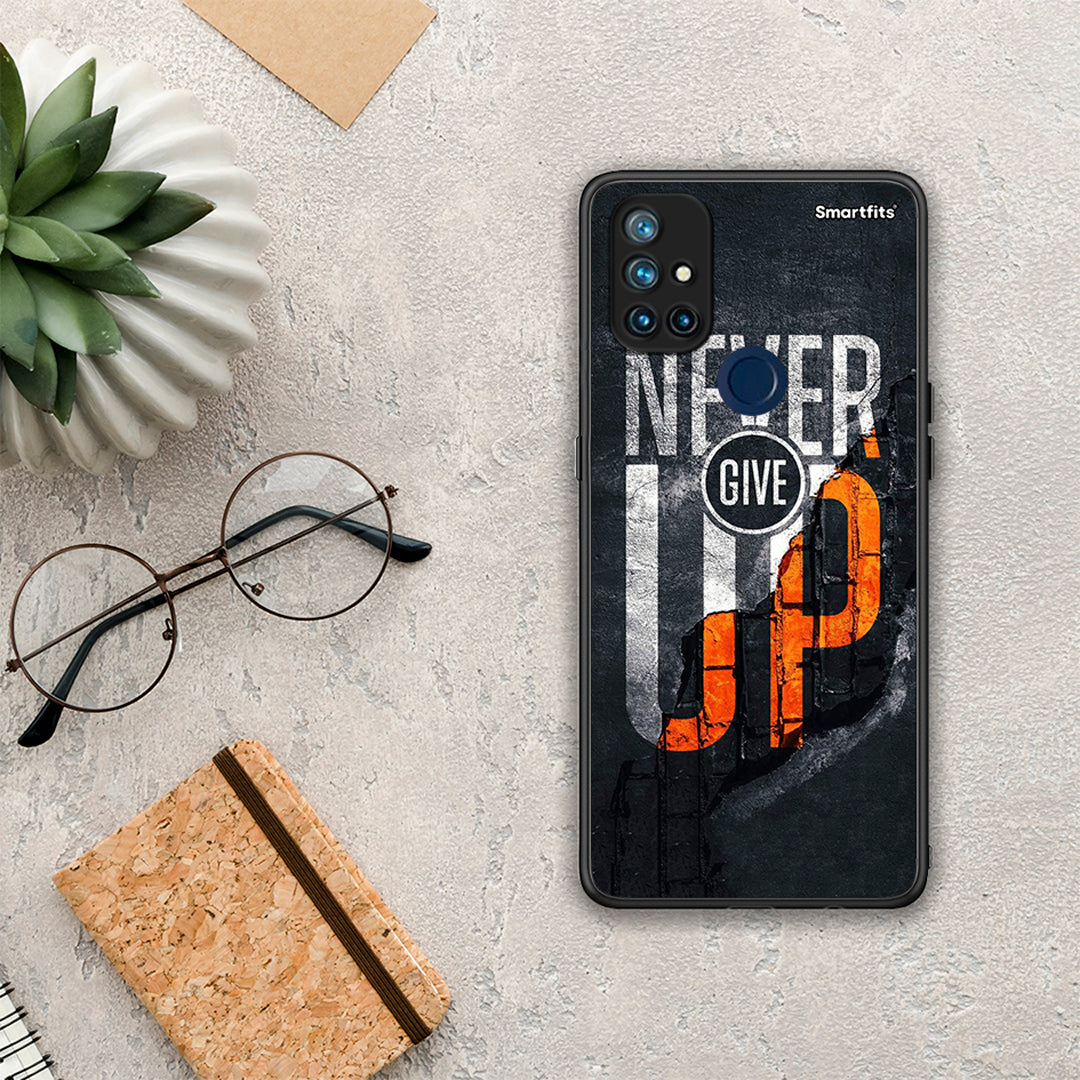Never Give Up - OnePlus Nord N10 5G θήκη