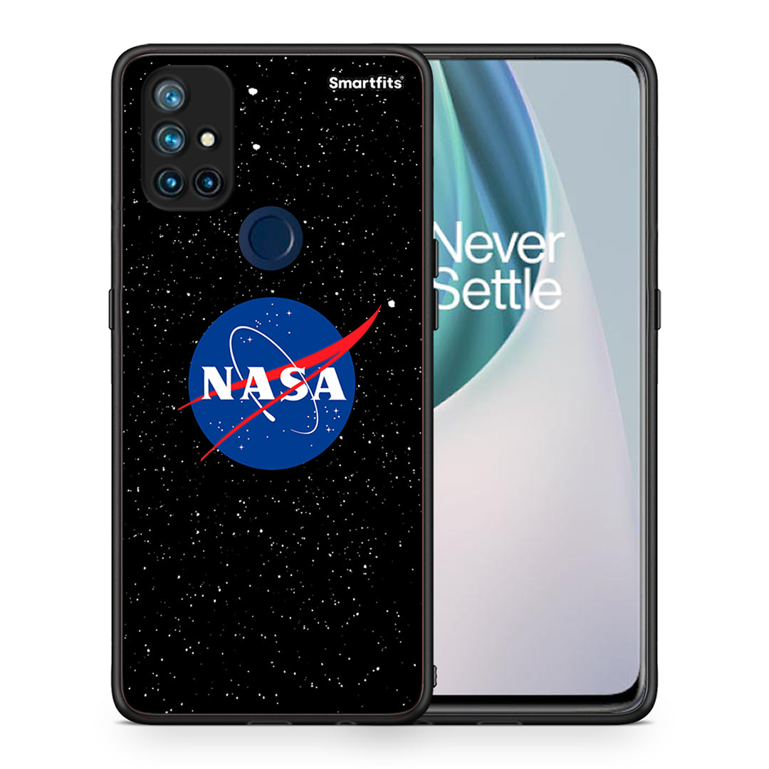 Θήκη OnePlus Nord N10 5G NASA PopArt από τη Smartfits με σχέδιο στο πίσω μέρος και μαύρο περίβλημα | OnePlus Nord N10 5G NASA PopArt case with colorful back and black bezels