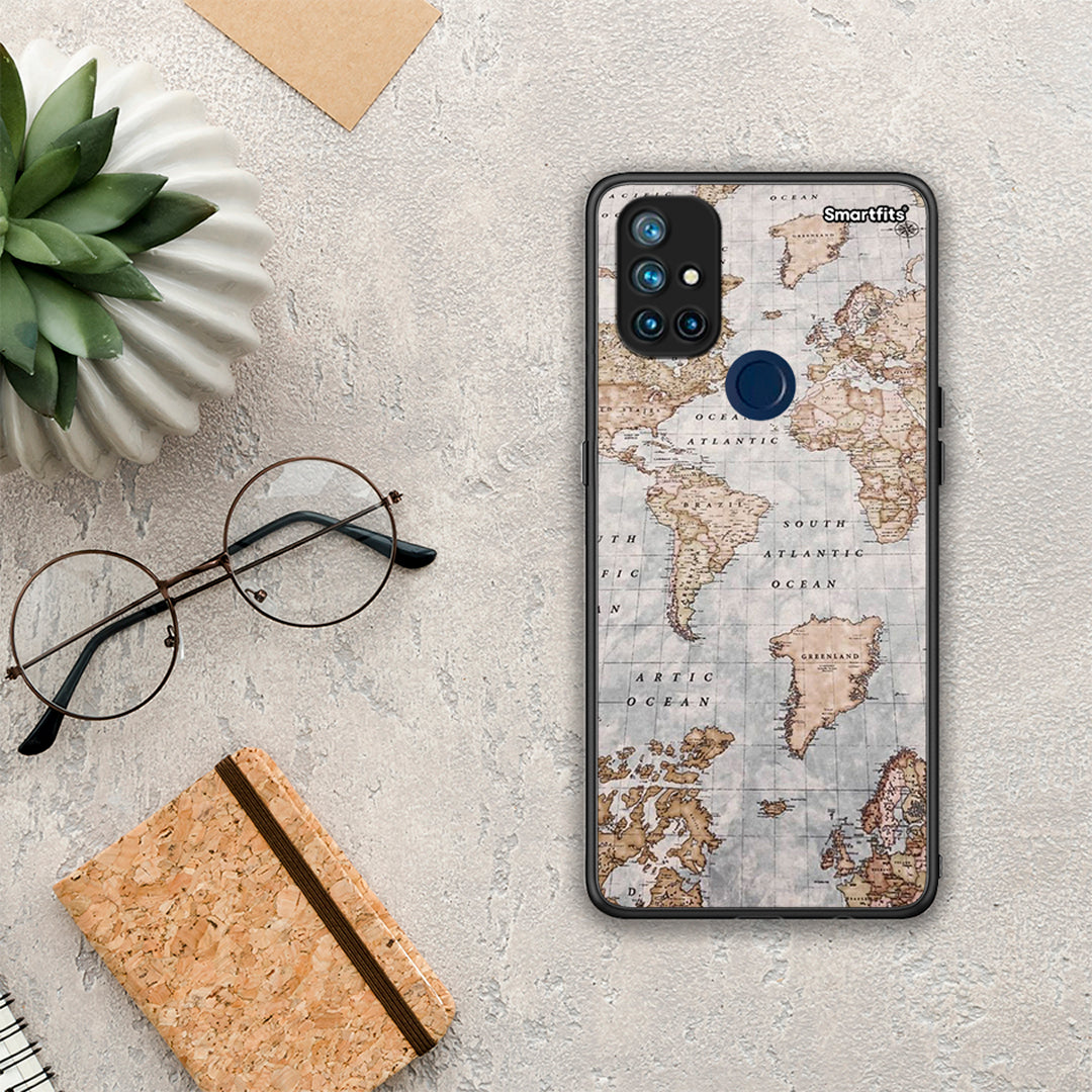 World Map - OnePlus Nord N10 5G θήκη
