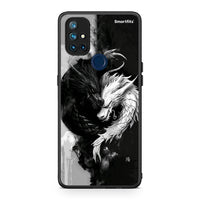 Thumbnail for OnePlus Nord N10 5G Yin Yang Θήκη από τη Smartfits με σχέδιο στο πίσω μέρος και μαύρο περίβλημα | Smartphone case with colorful back and black bezels by Smartfits
