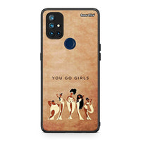 Thumbnail for OnePlus Nord N10 5G You Go Girl θήκη από τη Smartfits με σχέδιο στο πίσω μέρος και μαύρο περίβλημα | Smartphone case with colorful back and black bezels by Smartfits