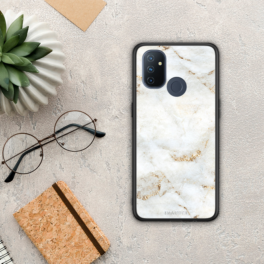 White Gold Marble - OnePlus Nord N100 θήκη
