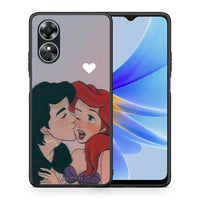 Thumbnail for Θήκη Oppo A17 Mermaid Couple από τη Smartfits με σχέδιο στο πίσω μέρος και μαύρο περίβλημα | Oppo A17 Mermaid Couple Case with Colorful Back and Black Bezels