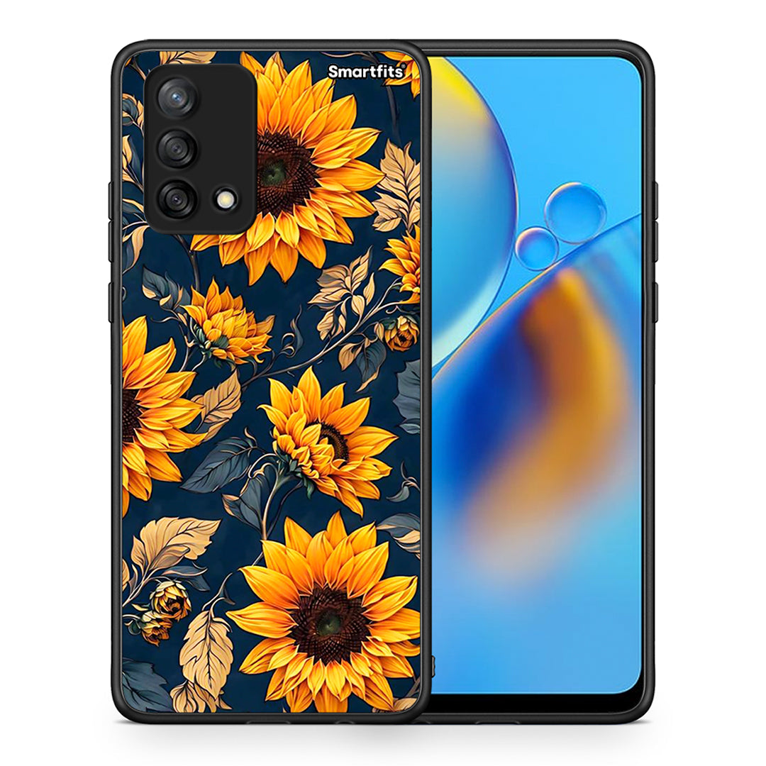 Autumn Sunflowers - Oppo A74 4G θήκη