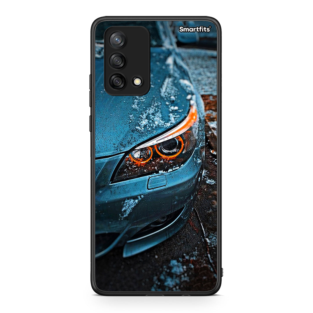 Oppo A74 4G Bmw E60 Θήκη από τη Smartfits με σχέδιο στο πίσω μέρος και μαύρο περίβλημα | Smartphone case with colorful back and black bezels by Smartfits