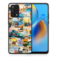 Thumbnail for Θήκη Oppo A74 4G Live To Travel από τη Smartfits με σχέδιο στο πίσω μέρος και μαύρο περίβλημα | Oppo A74 4G Live To Travel case with colorful back and black bezels
