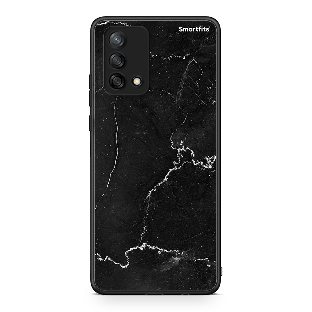 Oppo A74 4G Marble Black θήκη από τη Smartfits με σχέδιο στο πίσω μέρος και μαύρο περίβλημα | Smartphone case with colorful back and black bezels by Smartfits