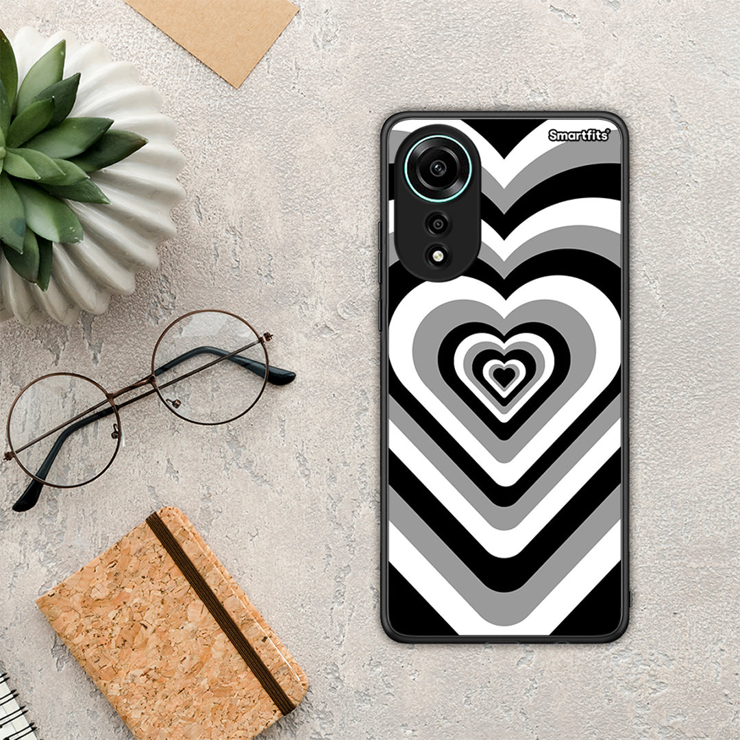 Black Hearts - Oppo A78 4G θήκη