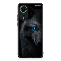 Thumbnail for Oppo A78 4G Dark Wolf θήκη από τη Smartfits με σχέδιο στο πίσω μέρος και μαύρο περίβλημα | Smartphone case with colorful back and black bezels by Smartfits