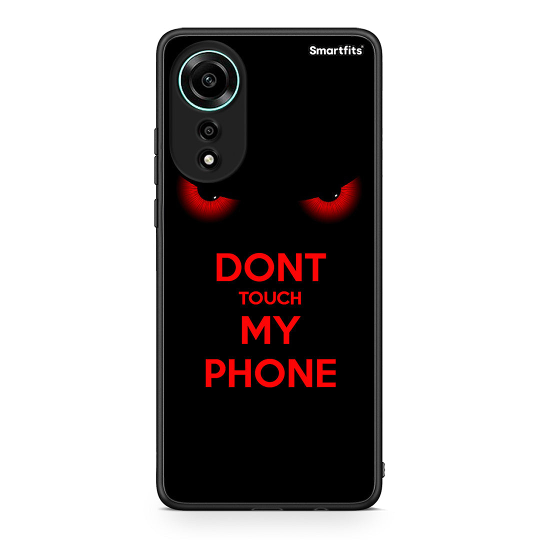 Oppo A78 4G Touch My Phone Θήκη από τη Smartfits με σχέδιο στο πίσω μέρος και μαύρο περίβλημα | Smartphone case with colorful back and black bezels by Smartfits
