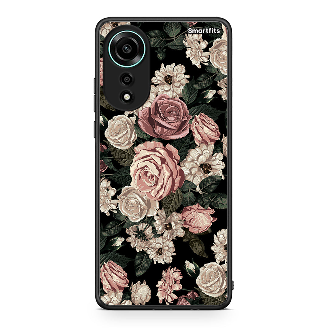 4 - Oppo A78 4G Wild Roses Flower case, cover, bumper