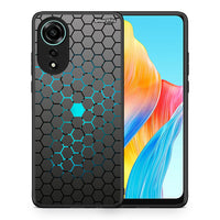 Thumbnail for Θήκη Oppo A78 4G Hexagonal Geometric από τη Smartfits με σχέδιο στο πίσω μέρος και μαύρο περίβλημα | Oppo A78 4G Hexagonal Geometric case with colorful back and black bezels