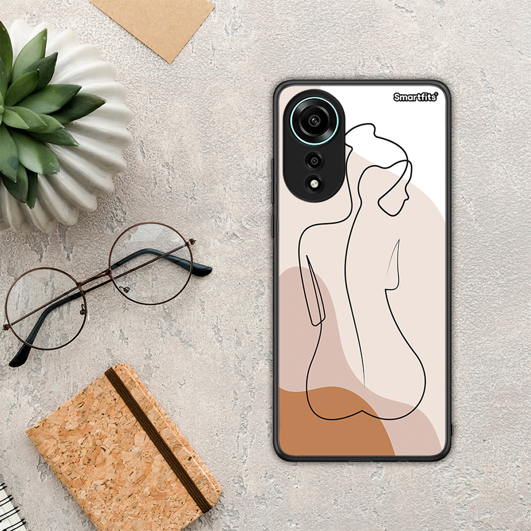 LineArt Woman - Oppo A78 4G θήκη