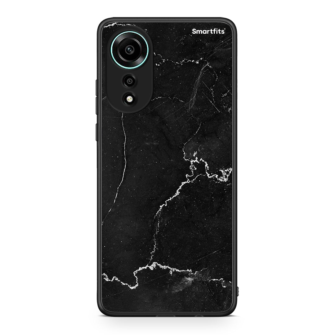 Oppo A78 4G Marble Black θήκη από τη Smartfits με σχέδιο στο πίσω μέρος και μαύρο περίβλημα | Smartphone case with colorful back and black bezels by Smartfits