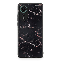 Thumbnail for 4 - Oppo A78 4G Black Rosegold Marble case, cover, bumper