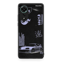 Thumbnail for Oppo A78 4G Tokyo Drift Θήκη Αγίου Βαλεντίνου από τη Smartfits με σχέδιο στο πίσω μέρος και μαύρο περίβλημα | Smartphone case with colorful back and black bezels by Smartfits