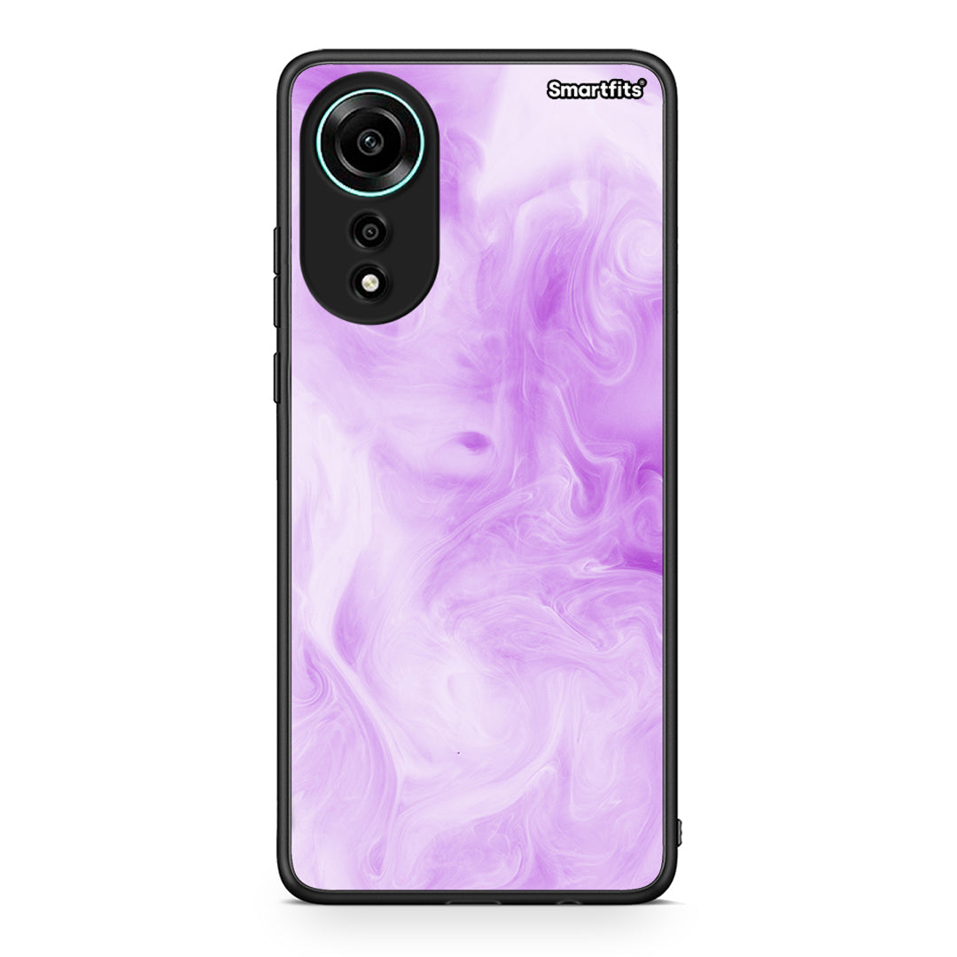 99 - Oppo A78 4G Watercolor Lavender case, cover, bumper
