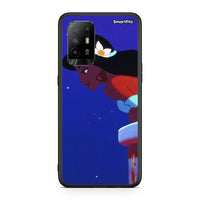 Thumbnail for Oppo A94 5G Alladin And Jasmine Love 2 θήκη από τη Smartfits με σχέδιο στο πίσω μέρος και μαύρο περίβλημα | Smartphone case with colorful back and black bezels by Smartfits