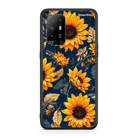 Thumbnail for Oppo A94 5G Autumn Sunflowers θήκη από τη Smartfits με σχέδιο στο πίσω μέρος και μαύρο περίβλημα | Smartphone case with colorful back and black bezels by Smartfits