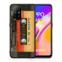 Thumbnail for Θήκη Oppo A94 5G Awesome Mix από τη Smartfits με σχέδιο στο πίσω μέρος και μαύρο περίβλημα | Oppo A94 5G Awesome Mix case with colorful back and black bezels