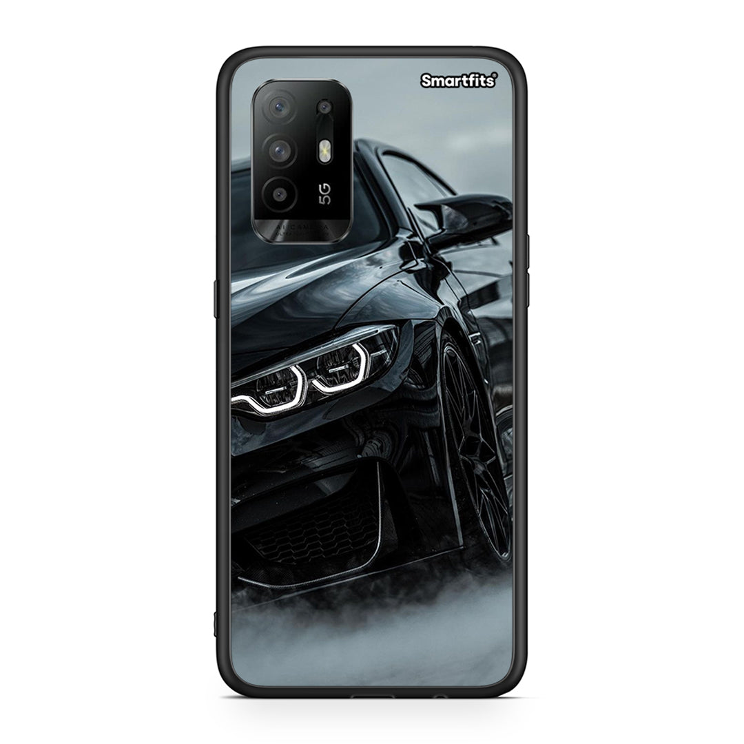 Oppo A94 5G Black BMW θήκη από τη Smartfits με σχέδιο στο πίσω μέρος και μαύρο περίβλημα | Smartphone case with colorful back and black bezels by Smartfits