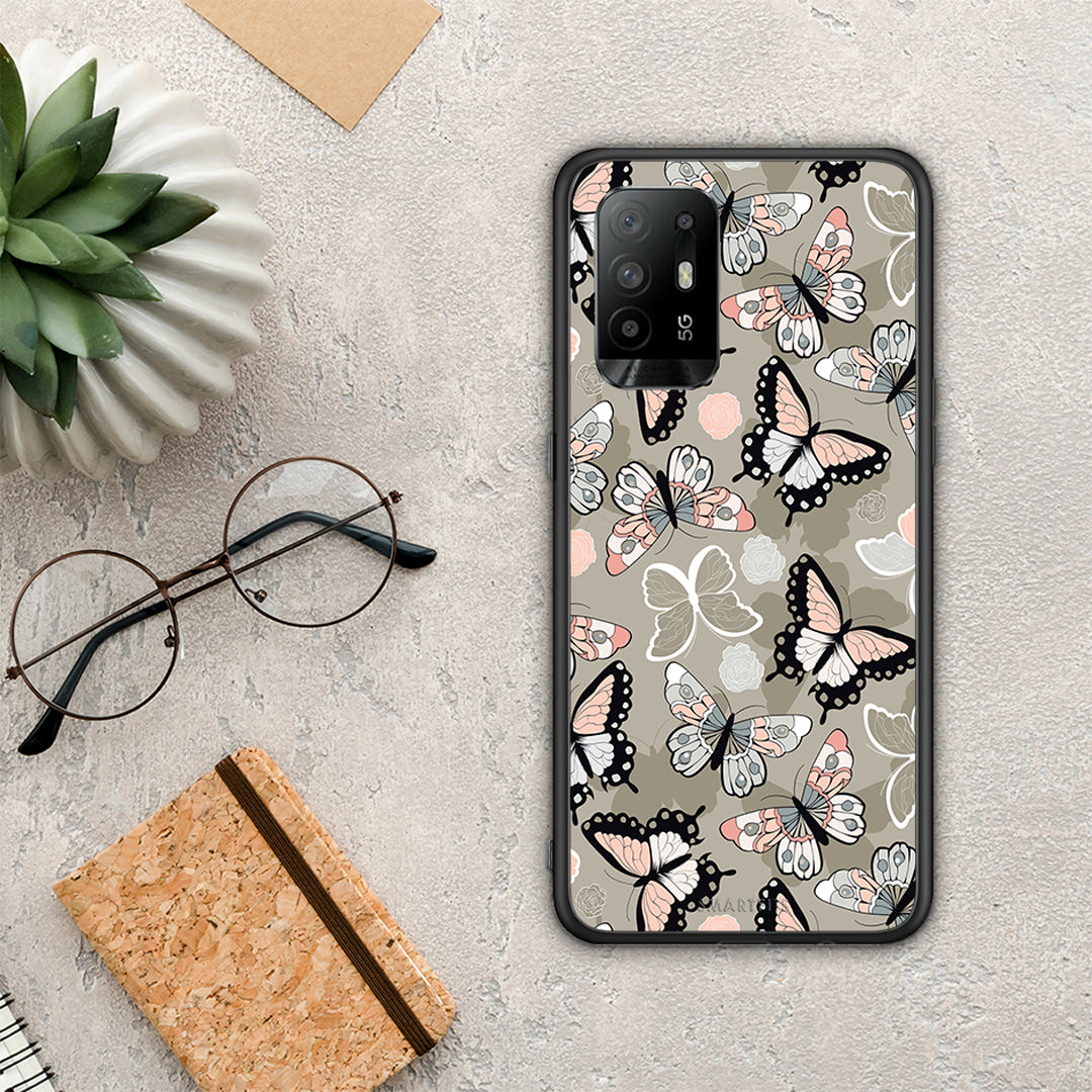 Boho Butterflies - Oppo A94 5G / F19 Pro / Reno5 Lite θήκη