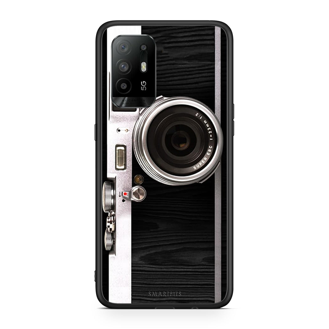 Oppo A94 5G Emily In Paris θήκη από τη Smartfits με σχέδιο στο πίσω μέρος και μαύρο περίβλημα | Smartphone case with colorful back and black bezels by Smartfits