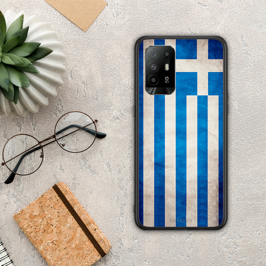 Flag Greek - Oppo A94 5G / F19 Pro / Reno5 Lite θήκη