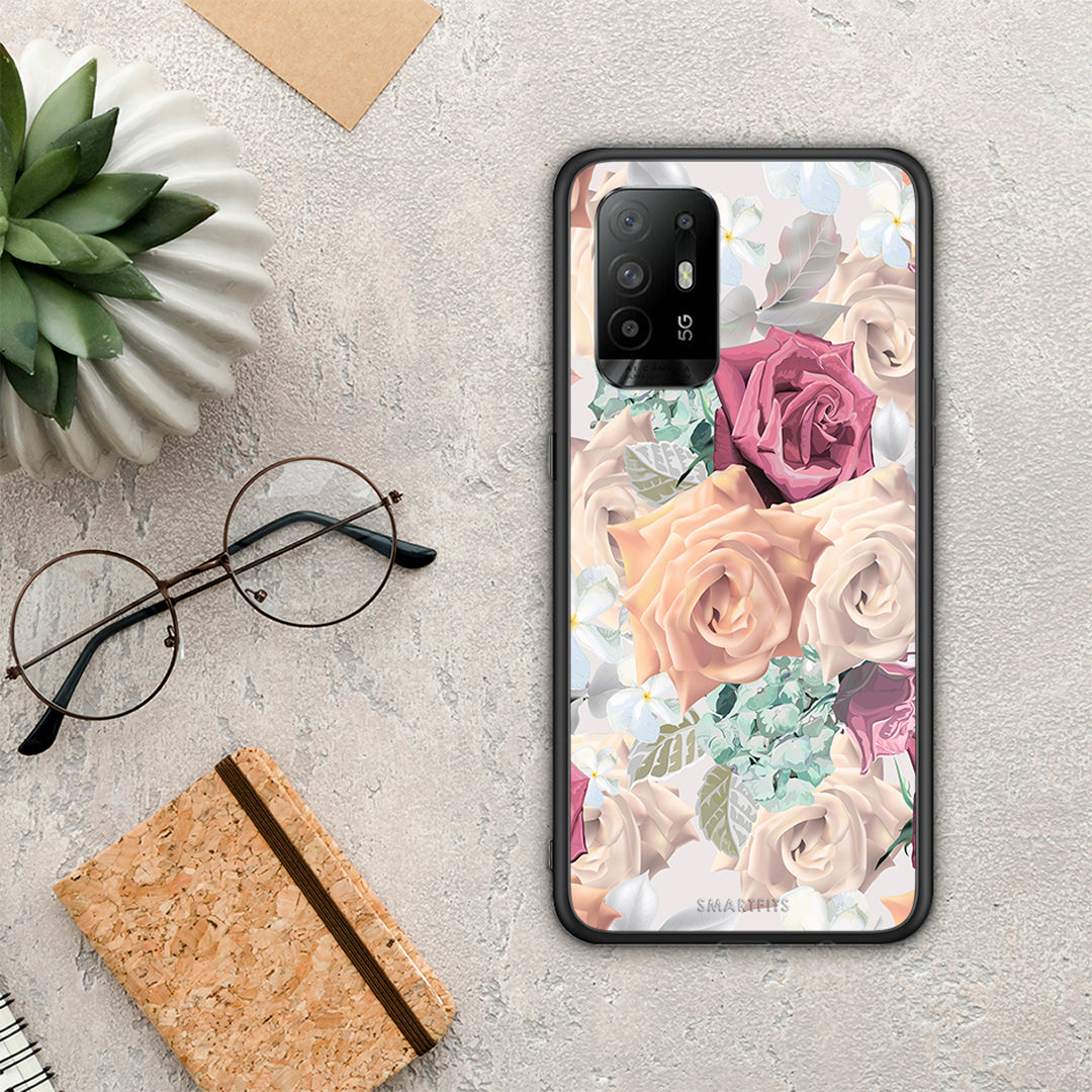 Floral Bouquet - Oppo A94 5G / F19 Pro / Reno5 Lite θήκη